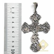 Кулон готичний Хрест з черепами Зображення