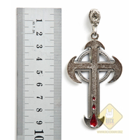 Кулон готический Крест с каплями Изображение