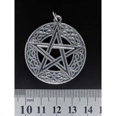 Кулон готичний Пентаграма в колі (візерунок) Зображення
