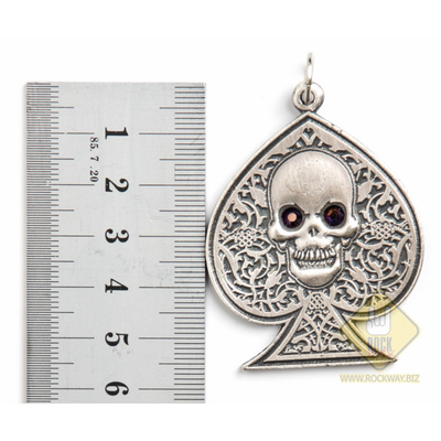 Кулон готический Пиковый череп Изображение
