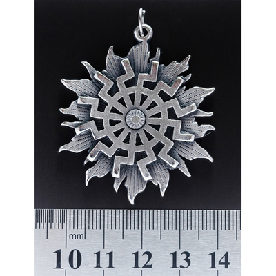 Кулон языческий Черное Солнце (солнце) Изображение