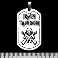 Кулон Iron Maiden "A Matter of Life and Death" (ptsb-047) жетон Изображение
