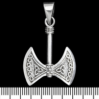 Кулон Лабрис з трикветром (срібло, 925 проба) (sp-233) Изображение