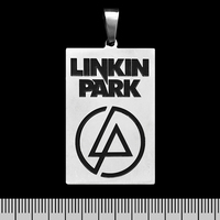 Кулон Linkin Park (LP logo) (ptsb-055) прямоугольный Изображение