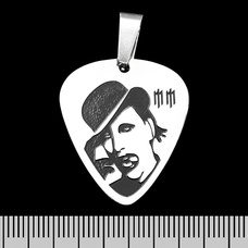 Кулон Marilyn Manson-1 (ptsb-058) медиатор Изображение