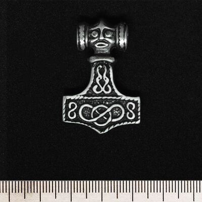 Кулон Молот Тора з візерунком (pth-056) Зображення