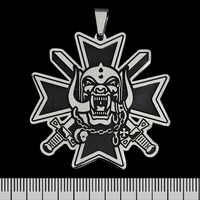 Кулон Motorhead (Warpig cross) (ptsb-174) фігурний Изображение