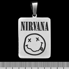 Кулон Nirvana (smile) (ptsb-079) прямоугольный Изображение