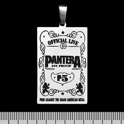 Кулон Pantera (Pure AgainstThe GrainAmerican Metal) (ptsb-084) прямокутний Зображення