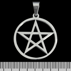 Кулон Пентаграма у кільці (ptsb-177) Изображение