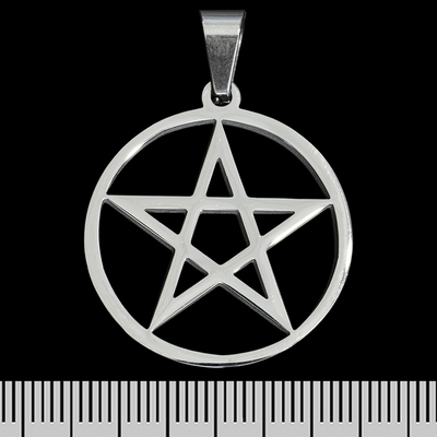 Кулон Пентаграма у кільці (ptsb-177) Изображение