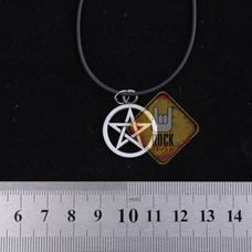 Кулон Пентаграмма классическая темная Изображение