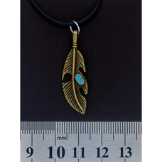 Кулон Перо (колір бронза) Зображення