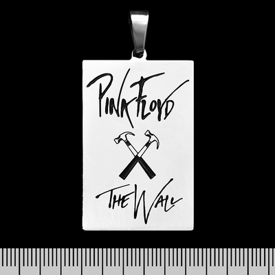 Кулон Pink Floyd "The Wall" (ptsb-086) прямоугольный Изображение