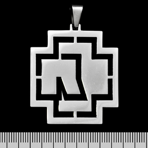 Кулон Rammstein (вырезанное лого) (ptsb-095) фигурный Изображение