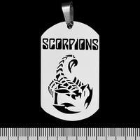 Кулон Scorpions (скорпіон) (ptsb-168) жетон Изображение
