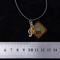 Кулон Скрипковий ключ (бронзовий колір) Зображення