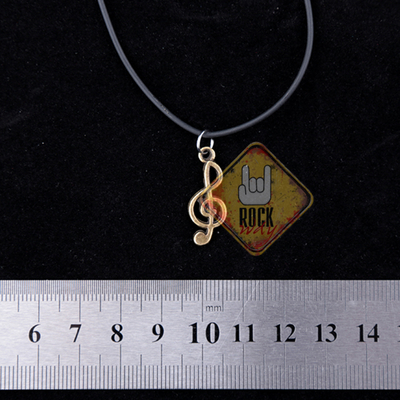 Кулон Скрипковий ключ (бронзовий колір) Зображення