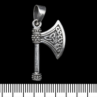 Кулон Сокира з трикветром (срібло, 925 проба) (sp-228) Изображение