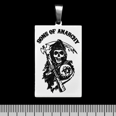Кулон Sons Of Anarchy (ptsb-117) прямокутний Зображення