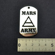 Кулон стальной 30 Seconds To Mars (Mars Army жетон) Изображение