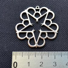 Кулон стальной Black Veil Brides (лого пентаграмма) Изображение