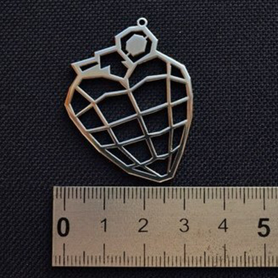 Кулон стальной Green Day (граната) Изображение