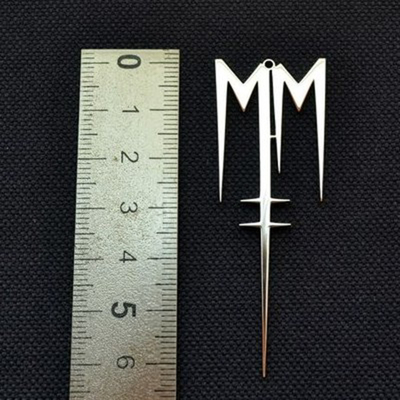 Кулон стальной Marilyn Manson (new logo) Изображение