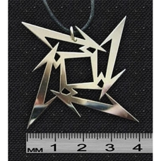 Кулон стальной Metallica (звезда) Изображение