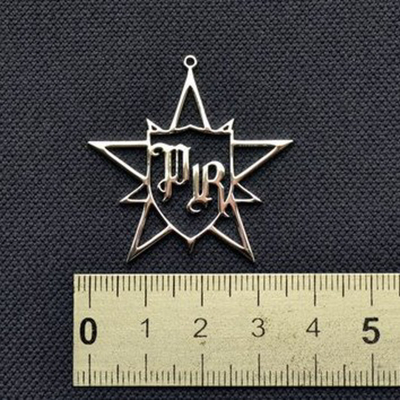 Кулон стальной Papa Roach (PR star) Изображение