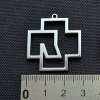 Кулон стальной Rammstein (лого) Изображение