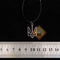 Кулон Тризуб (колір сталевий) Зображення