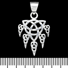 Кулон Трикветр у вигляді лапи вовка (срібло, 925 проба) (sp-221) Изображение