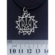 Кулон Тризуб в Солнце Изображение