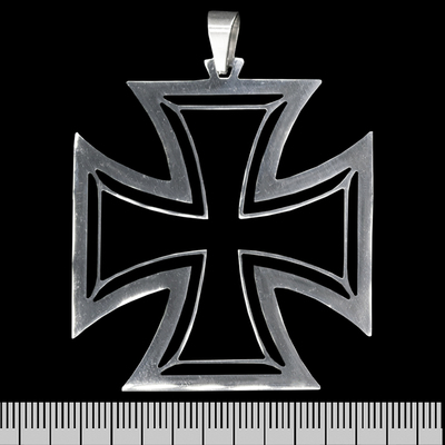 Кулон Залізний хрест, фігурний, вирізаний, великий (ptsb-202) Зображення