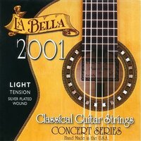 Струни для класичної гітари La Bella 2001 Light Зображення