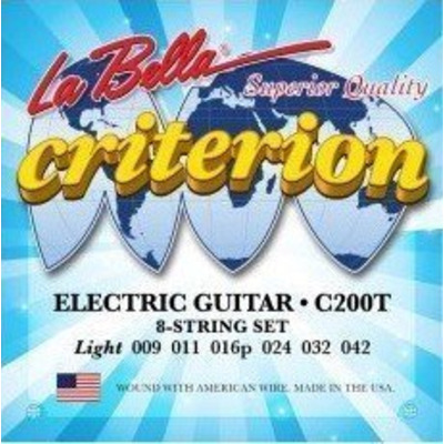 Струни для електрогітари La Bella С200Т 9-42 Зображення