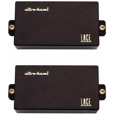 Звукосниматель гитарниый Lace Nitro Hemi Set Matte Black Cover Изображение
