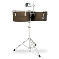 Тимбалес Latin Percussion Matador 14 "x15" Antique Coat Steel LP818106 Изображение