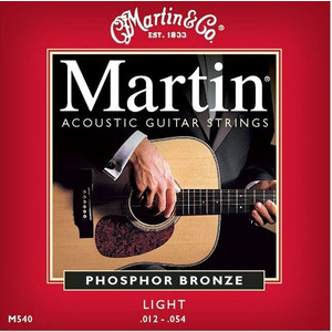 Струни для акустичої гітари MARTIN M540 (12-54 Phosphor bronze) Зображення