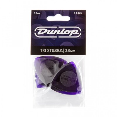 Медіатори Dunlop 473P3.0 TRI STUBBY PCK-6 (6шт.) Зображення
