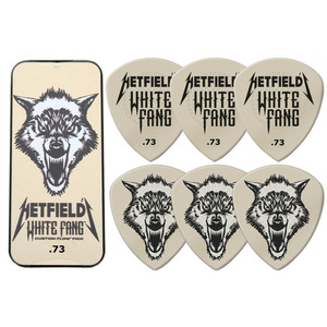 Набор медиаторов Dunlop PH122T.73 James Hetfield White Fang Flow 0.73mm (6шт.) Изображение