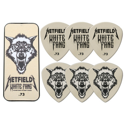 Набор медиаторов Dunlop PH122T.73 James Hetfield White Fang Flow 0.73mm (6шт.) Изображение