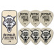 Набор медиаторов Dunlop PH122T.73 James Hetfield White Fang Flow 0.73mm (6шт.) Изображение