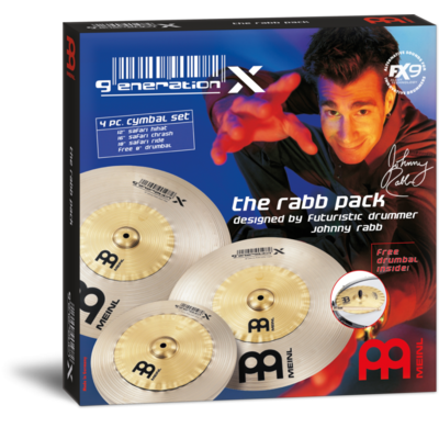 Набор тарелок Meinl GX-12/16/18 Generation X The Rabb Pack Cymbal Set 12/16/18 Изображение