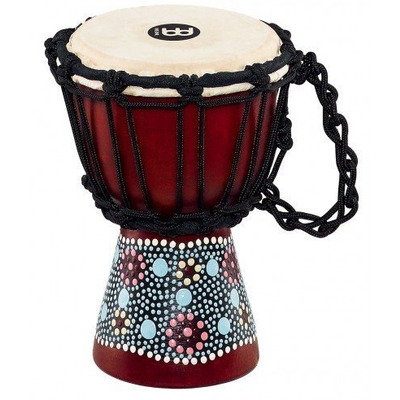 Джембе Meinl HDJ8-XXS Mini Djembe Flower Design 4 1/2" Зображення