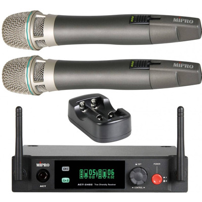 Радіосистема Mipro ACT-2402/2*ACT-24HC/MP-80 Зображення