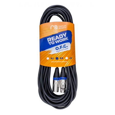 Кабель мікрофонний Maximum Acoustics MIC.XX10 (Blue) (OFC) Зображення