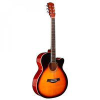 Акустична гітара Alfabeto AG110 (3 Tone Sunburst) + чохол Зображення