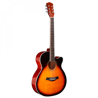 Акустическая гитара Alfabeto AG110 (3 Tone Sunburst) + чехол Изображение